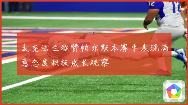 麦克法兰称赞帕尔默本赛季表现满意态度积极成长观察